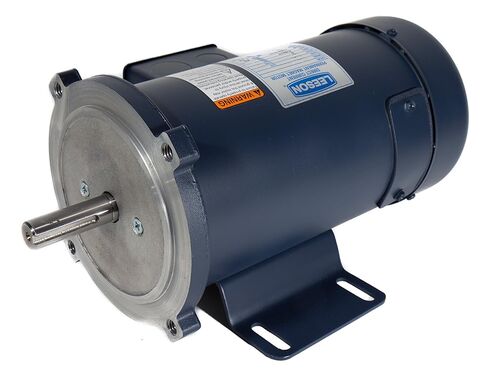 محرك DC من Leeson 098004.00 SCR، إطار 56C، تركيب صلب على شكل حرف C، 1/3 حصان، 1750 دورة في الدقيقة، جهد 90 فولت in Kuwait