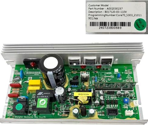 Treadmill Motor Controller B017D A002030237 Power Supply Board Compatible with BOWFLEX T22 T56 T618/ BXT116/ BXT216/ MY17 T618/ XT16 Treadmill Circuit Board in Kuwait