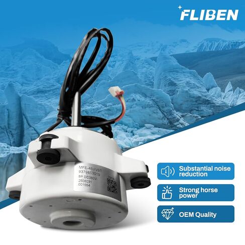 9379853019 Condenser Fan Motor Compatible with Mini Splits AC Systems Brushless DC, 100w, 380v,MFE-45VVT in Kuwait