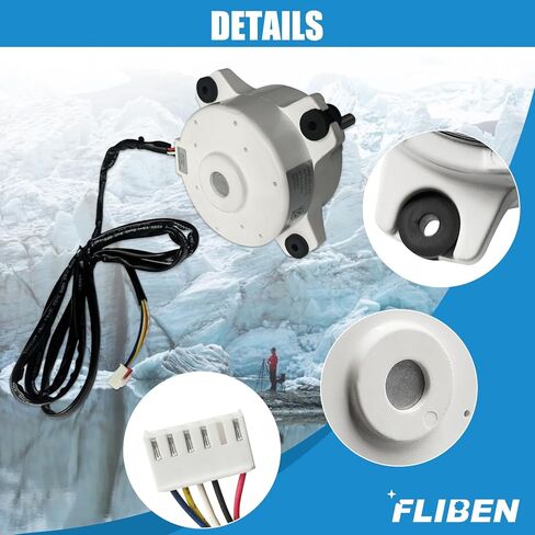 9379853019 Condenser Fan Motor Compatible with Mini Splits AC Systems Brushless DC, 100w, 380v,MFE-45VVT in Kuwait