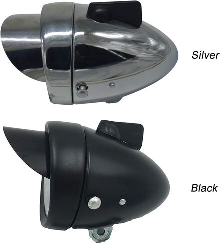 Retro Bike LED Headlight, Bike Front Light Lamp, Metal Shell Fog Headlight with Bracket for Safe Riding, Universal Cycling Light in Saudi Arabia