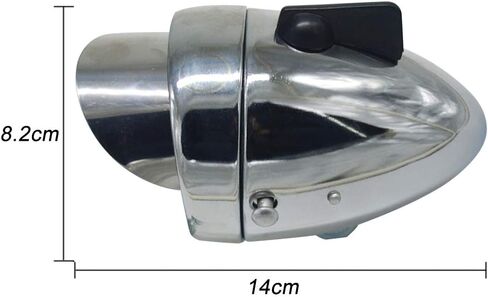 Retro Bike LED Headlight, Bike Front Light Lamp, Metal Shell Fog Headlight with Bracket for Safe Riding, Universal Cycling Light in Saudi Arabia