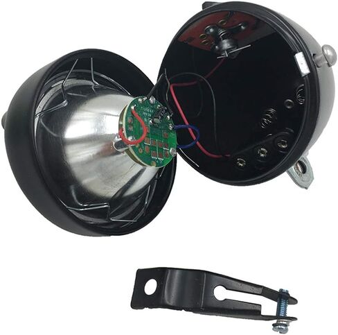 Retro Bike LED Headlight, Bike Front Light Lamp, Metal Shell Fog Headlight with Bracket for Safe Riding, Universal Cycling Light in Saudi Arabia