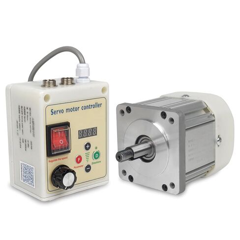 RATTMMOTOR 2KW Servo Motor Drive Kit 2200W Permanent Magnet DC Brushless Servo Motor 200-4500RPM+Servo Motor Speed Controller for Woodworking Machine/Lathe/Drilling Machine/Reducer/Belt Sander (110V) in Saudi Arabia