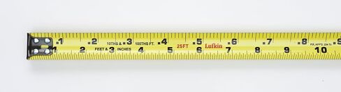 Lufkin P2133D Power Return Engineer's Tape, 1-Inch by 33-Feet, Chrome in Kuwait