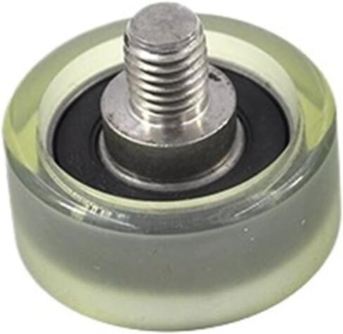 Externally Threaded Polyurethane Molded Bearing PU620140-18C1L12M10 Rubberized Bearing with Threaded Guide Wheel in Saudi Arabia