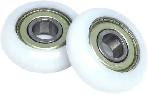 4 Pieces Outer Diameter 30mm Rowing Machine Rollers 8x30x10mm BSR60830-10 POM Rowing Machine Wheels Plastic Coated Bearing Wheels in Saudi Arabia