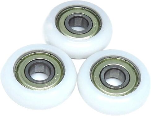 4 Pieces Outer Diameter 30mm Rowing Machine Rollers 8x30x10mm BSR60830-10 POM Rowing Machine Wheels Plastic Coated Bearing Wheels in Saudi Arabia