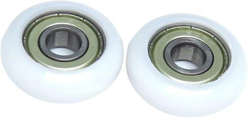 4 Pieces Outer Diameter 30mm Rowing Machine Rollers 8x30x10mm BSR60830-10 POM Rowing Machine Wheels Plastic Coated Bearing Wheels in Saudi Arabia
