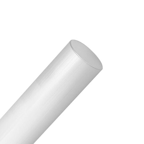 HEIHAK2 Pcs 25x430mm (1x 17 inch) Aluminum Rods, 6061 T6511 Solid Mill Stock Aluminum Round Bar in Kuwait