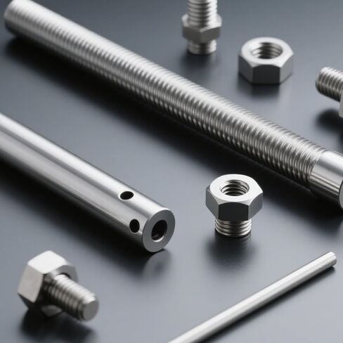 HEIHAK2 Pcs 25x430mm (1x 17 inch) Aluminum Rods, 6061 T6511 Solid Mill Stock Aluminum Round Bar in Kuwait
