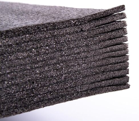 Econo Foam ™ رغوة ذات طبقات سوداء مقاس 24 بوصة × 48 بوصة لمشاريع كايزن (57 مم - 2-1/4، أسود) in Kuwait