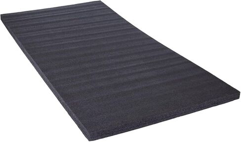 Econo Foam ™ رغوة ذات طبقات سوداء مقاس 24 بوصة × 48 بوصة لمشاريع كايزن (57 مم - 2-1/4، أسود) in Kuwait