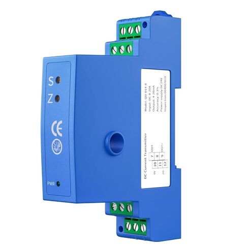 DC 0-150A to 0-5V 0-10V Current Transmitter 10A/20A/50A/100A Signal Sensor 1Pcs(12mm,DC 0-100A,0-10V Output) in Saudi Arabia