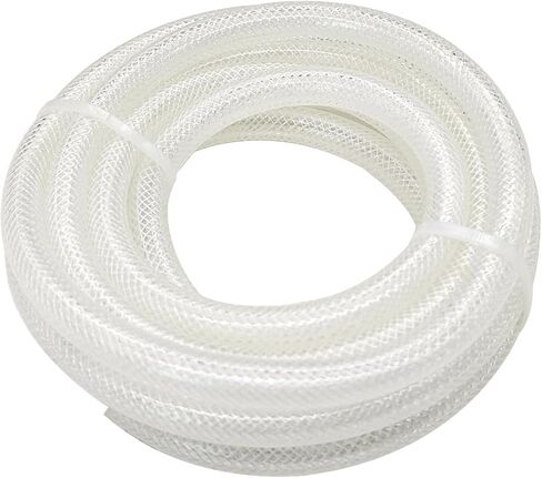 JoyTube 3/8 "ID x 10FT أنابيب الفينيل البلاستيكية الشفافة المضفرة ذات الضغط العالي، أنابيب خرطوم مرنة شديدة التحمل خالية من مادة BPA وغير سامة in Kuwait