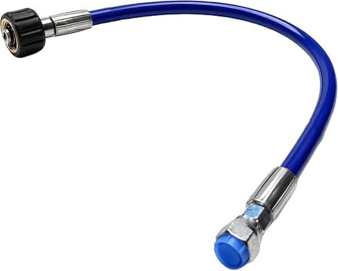 24W830 Airless Sprayer Piston Pump Side Tube Fit for Graco 390 395 490 495 595 PC, Coupled Hose Blue 0.5 inch in Kuwait