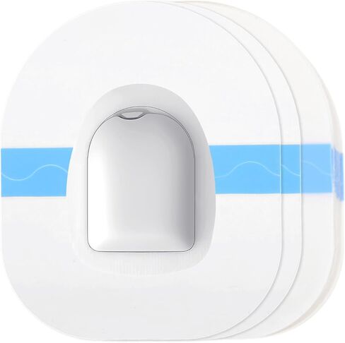 60 حزمة من الرقع الزائدة المتوافقة مع Omnipod 5، أغطية مستشعرات لاصقة مقاومة للماء والعرق للاستخدام مع Omnipod 5، لا تسبب الحساسية وخالية من اللاتكس، تدوم طويلاً، شفافة in Kuwait