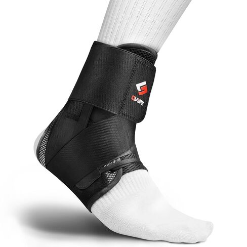 Gviipk Ankle Brace for Sprained Ankle, Quick Lace Up Ankle Brace Support Women Men, Foot Brace Ankle for Plantar Fasciitis Relief and Achilles Tendonitis Wrap, Injury Recover, Running, Sports - M in Kuwait