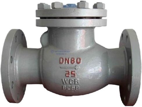 صمام H44H-16C/P صمام فحص دوار من الصلب المصبوب ذو ضغط الماء الصلب القياسي الوطني (DN150) in Kuwait