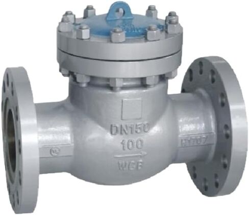 صمام H44H-16C/P صمام فحص دوار من الصلب المصبوب ذو ضغط الماء الصلب القياسي الوطني (DN150) in Kuwait