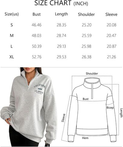 Fall Womens Zip Up Hoodies Fleece Oversized Sweatshirts Fashion Outfits Sweaters Winter Clothes in Saudi Arabia