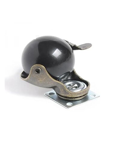 4-Pack Vintage Globe Wheels with Brakes, 1.5 Inch Furniture Wheels, Swivel Casters, Sofa, Ball in Kuwait