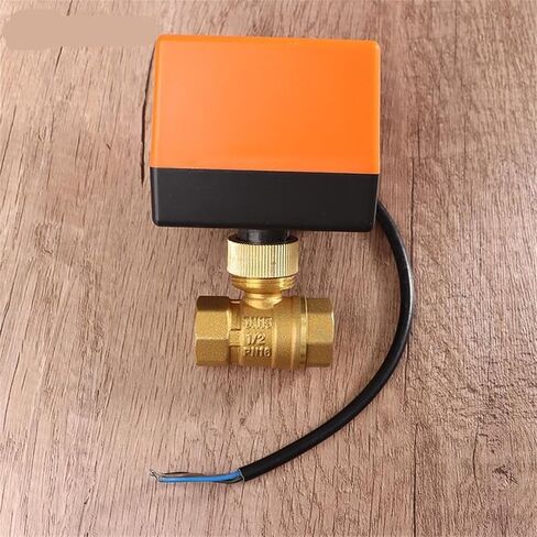 1 قطعة صمام كروي مزود بمحرك ثلاثة أسلاك اثنين التحكم AC220V 3-سلك 2 نقطة DN15 4N التحكم مصغرة النحاس صمام الكرة الكهربائية in Kuwait