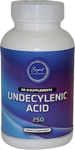 Undecylenic Acid - 250 mg Formerly SF722 Fatty Acid to Support a Healthy Balance of Gut and Vaginal Flora - Dr. B Supplements - 250 SoftGel Capsule - 50 Servings in Kuwait