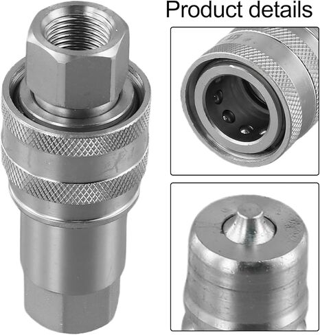 الهيدروليكية التوصيل السريع مقرنة مجموعة M16x1.5mm أنثى تركيب الأنابيب الموضوع محول الكربون الصلب الاتصال السريع وقطع وصلات in Kuwait
