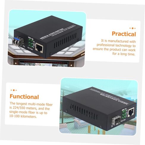 محول الألياف البصرية إلى إيثرنت من Tofficu جيجابت Sfp إلى محول الوسائط من الألياف إلى استهلاك منخفض للطاقة متوافق مع وحدات بصرية متعددة in Kuwait