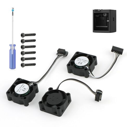 3 عبوات من مروحة تبريد Hotend 2510 لمروحة Bambu Lab P1P/P1S لمختبر P1P/P1S طابعة ثلاثية الأبعاد مروحة تبريد سخان سيراميك Hotend، DC5V 0.2 A 15000 ± 10% دورة في الدقيقة in Kuwait