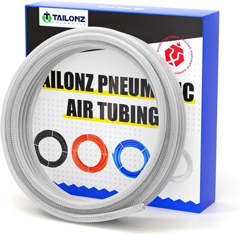 TAILONZ PNEUMATIC أزرق 8 مم OD 10 أمتار خرطوم أنبوب هواء من البولي يوريثين المقوى خرطوم هواء Pu لأنابيب خط الهواء أو أنابيب نقل السوائل in Kuwait