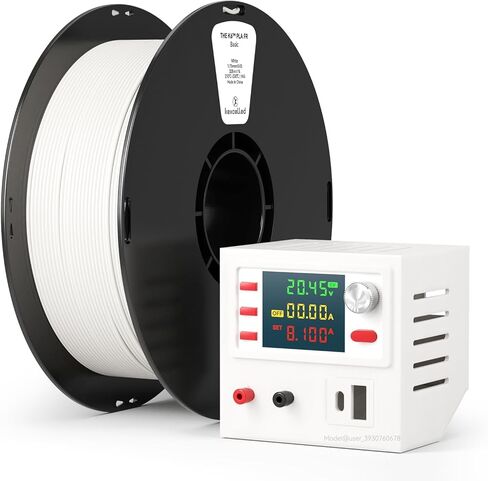 kexcelled Flame Retardant PLA Filament 1.75mm,White FR PLA 3D Printer Filament,UL94-V0 Grade Halogen-Free Fire Retardant Material,Dimensional Accuracy +/- 0.03mm,1kg Spool (2.2lbs) in Saudi Arabia