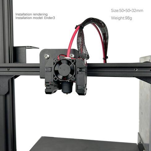 مجموعة أدوات Armor V3.0 متكاملة بإطار CNC معدني بالكامل بدرجة حرارة 300 درجة مئوية مع كتلة تسخين سيراميك 65 وات، ترقية 3 مراوح لـ Ender 3/Ender 3 V2/Ender 3 pro/Ender 3 neo in Kuwait