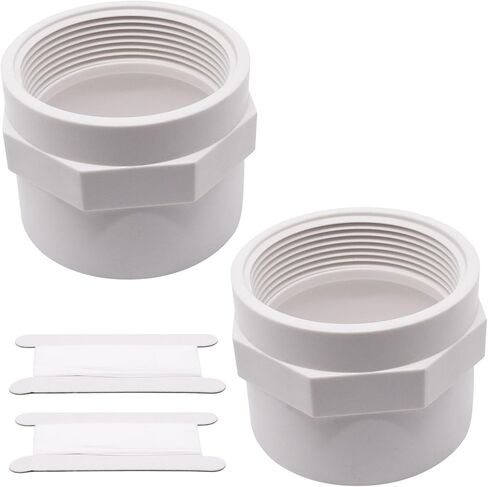 S SYDEIN 5 قطع تركيب أنابيب PVC مقاس 1 بوصة، حلمة سداسية، 1 بوصة NPT ذكر X 1 بوصة NPT ذكر تركيبات توصيل PVC لوصلة أنابيب نفخ الخيط in Saudi Arabia