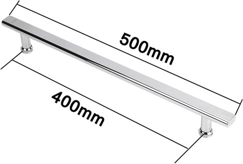 Bathroom Door Handle for Glass Door,Full Polished Stainless Steel Finish Single-Sided Glass Door Pull Handle,Replacement Pull Handle (Size : 400mm) in Kuwait