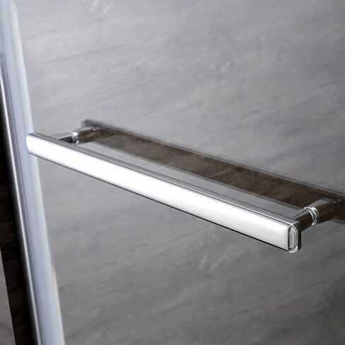 Bathroom Door Handle for Glass Door,Full Polished Stainless Steel Finish Single-Sided Glass Door Pull Handle,Replacement Pull Handle (Size : 400mm) in Kuwait