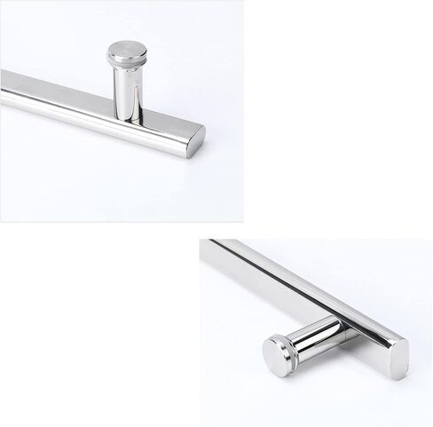Bathroom Door Handle for Glass Door,Full Polished Stainless Steel Finish Single-Sided Glass Door Pull Handle,Replacement Pull Handle (Size : 400mm) in Kuwait
