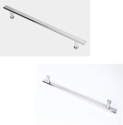 Bathroom Door Handle for Glass Door,Full Polished Stainless Steel Finish Single-Sided Glass Door Pull Handle,Replacement Pull Handle (Size : 400mm) in Kuwait