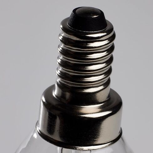مصابيح إضاءة شمعدان Satco S21273 LED B11، 5.5 وات، 2700 كلفن أبيض دافئ، 500 لومن، شفاف، 120 فولت، E12، قابلة للتعتيم، موقع مبلل، 6 عبوات in Kuwait