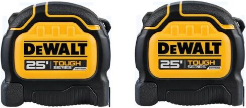 شريط قياس Dewalt ToughSeries بطول 25 قدمًا - عبوتان in Kuwait