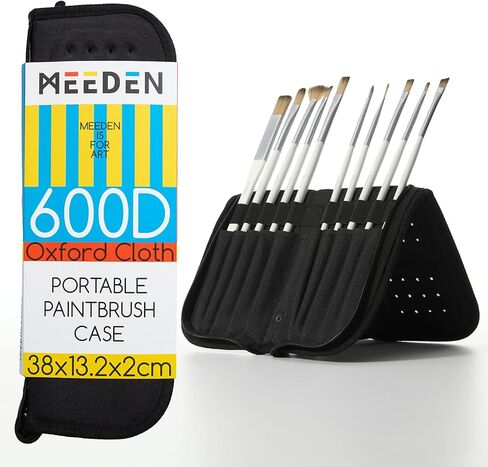 MEEDEN Paint Brush Holder, 11.5 X 10 Inch Zippered Painting Brush Case, Organization and Storage Bag for Artist Paint Brush (Brushes NOT Included) in Saudi Arabia