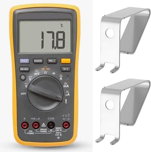 eMagTech 2 قطعة بطارية لوحة رئيسية متعددة الاتصال زنبرك مزدوج ملحوم متوافق مع FLUKE 15B 17B 18B 111 112 115C 116C 117C متعدد المتر in Kuwait