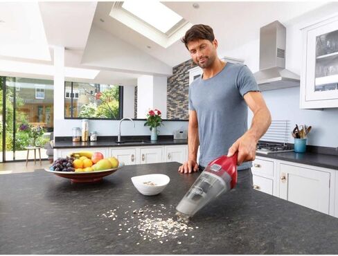 3.6V 1.5AH Cordless Hand Vacuum RED in Kuwait