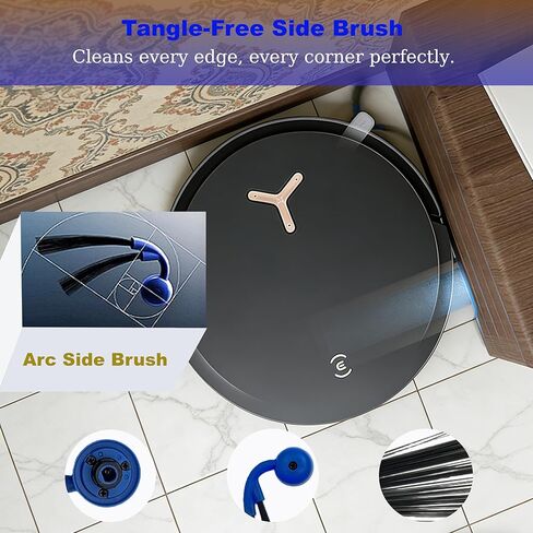 مجموعة ملحقات X9 Pro Omni مكونة من 23 قطعة متوافقة مع المكنسة الكهربائية الروبوتية ECOVACS DEEBOT X9 Pro Omni/X9 Pro، 2 فرشاة رئيسية، 3 أسطوانة تنظيف، 6 أكياس غبار، 4 مرشح HEPA، 6 فرشاة جانبية، 2 أداة in Kuwait