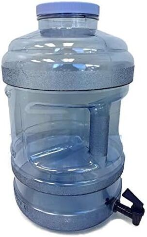AquaNation BPA-Free Reusable Food Grade Safe Tritan Leak-Proof Plastic Water Bottle Spigot Gallon Jug Container With Handle - Made in USA (2 Gallon) in Kuwait