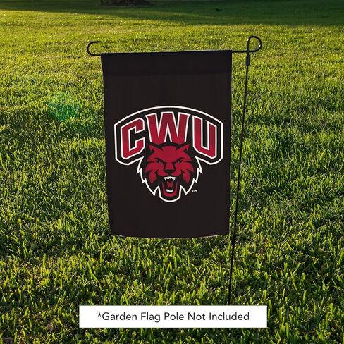 علم حديقة Desert Cactus Central Washington University CWU - لافتة واشنطن وايلد كاتس 19 × 12 بوصة، للعرض والمناسبات الخارجية (تصميم 3) in Kuwait
