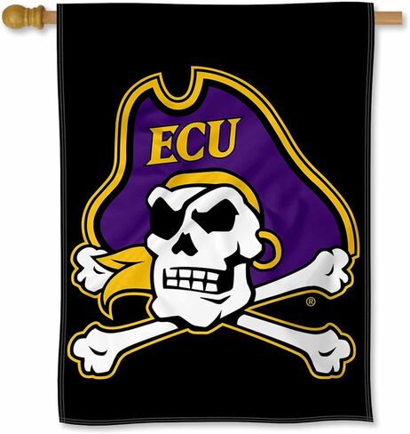ECU Pirates ECU Pirate Double Sided House Flag in Kuwait