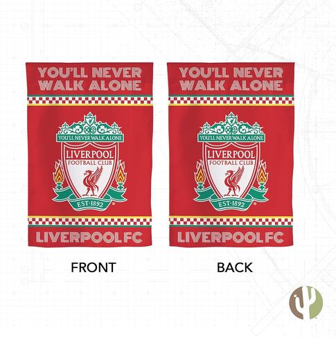 Desert Cactus Liverpool FC LFC Garden Flag – 19 x 12 Inch Football Soccer Liverpool FC Banner, for Outdoor Display and Events (Garden Flag D) in Kuwait