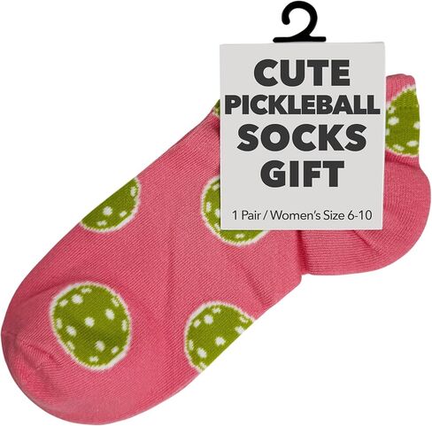 Racquet Inc Tennis Gifts Cute Pickleball Socks for Women – Colorful Pickleball Ankle Socks, Funny Pickleball Gift for Her in Saudi Arabia